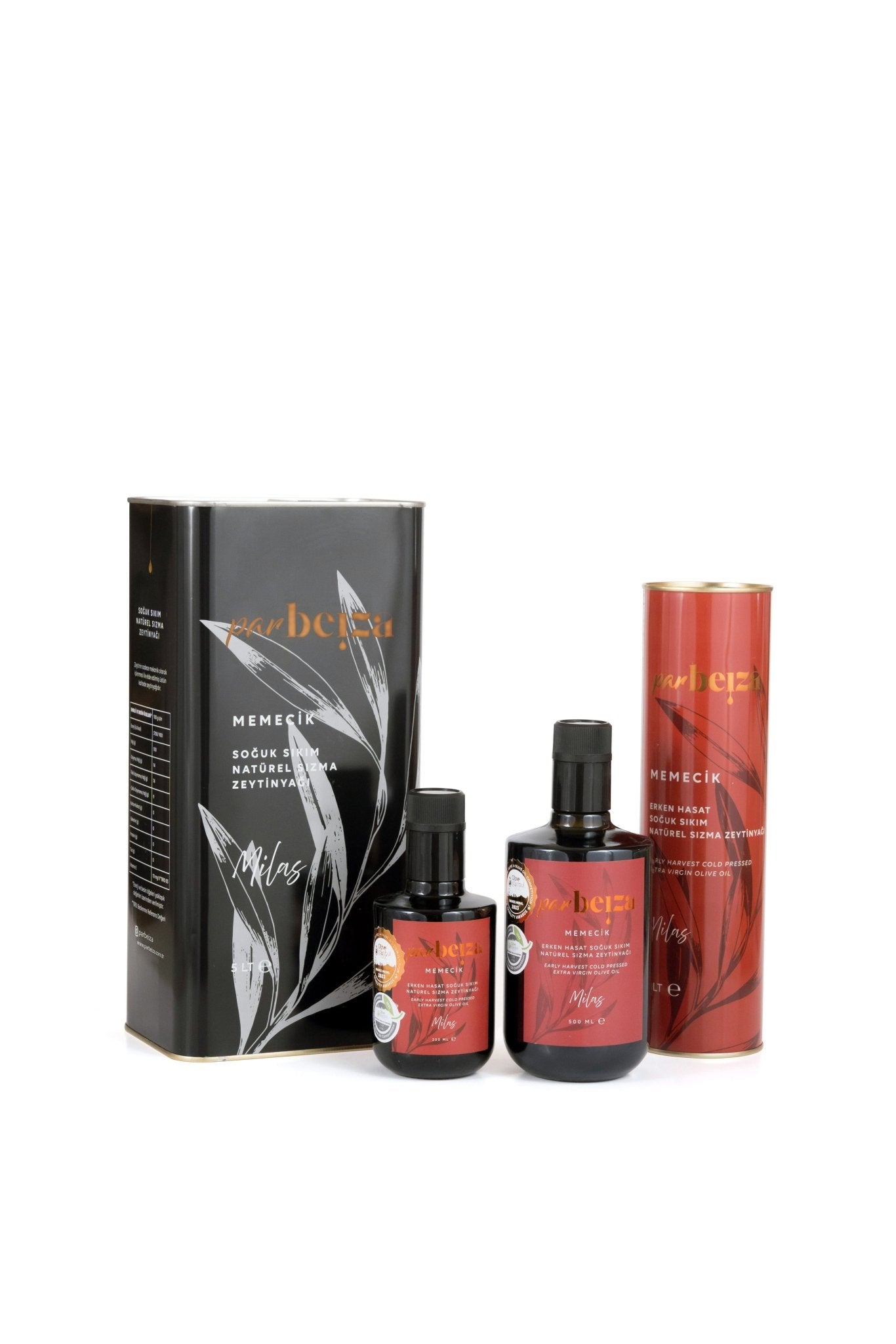 Memecik Soğuk Sıkım Naturel Sızma Zeytinyağı 5 LT - Parbeiza